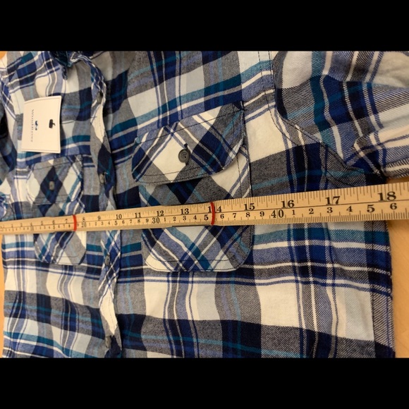 NEW Mark's Work WindRiver Flannel Navy Plaid Shirt - Picture 8 of 8